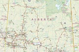 Maptrove | Alberta Wall Maps