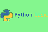 Python Basics