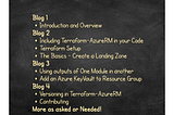 Terraform Libraries for Azure — Blog 1