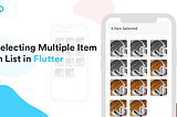 Selecting Multiple Item in List in Flutter