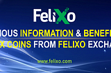 VARIOUS INFORMATION & BENEFITS OF FLX COINS FROM FELIXO EXCHANGE