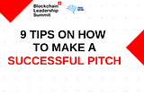 9 tips on how to make a successful pitch