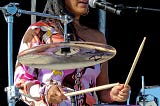 Sheila E. performing live at the Huntington Beach Food Art & Music Festival in Huntington Beach California on Saturday September 6th, 2014.