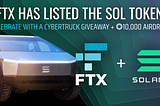 FTX биржа проведен листинг SOL — торги начинаются в 3:00 МСК 27 июля