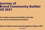 Journey of Brand Community Builder till 2021​