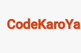 CodeKaroYaaro - India ka apna coding school