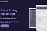 ProtonMail Black Friday deal 2021