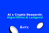 AI × Crypto Deep Research Report: The Symbiotic Era of Algorithms and Ledgers!