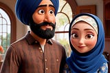 Turban Boy and Girl Love Image Free Download