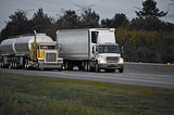 Freight trucks in Canada