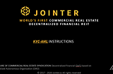 How To Do KYC-AML On Jointer.io