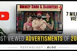 Most Viewed Advertisement Of 2017