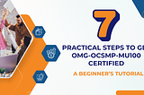 Master OMG-OCSMP-MU100 from Scratch