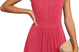 Discover Effortless Style with the Lilbetter Women’s Summer Casual U Neck Sundress