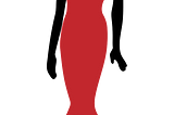 The Lady in a Red Dress