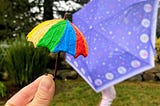 “Rain Rain Go Away” with a 3D penned umbrella