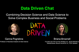 Data Driven Chat: “We didn’t do a very good job of building resiliency into really important…