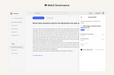 Designing a tool for Web3 Governance — A UX case study