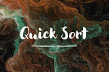 Quick Sort Algorithm