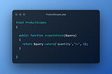Move Model Scopes To Traits In Laravel