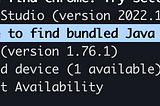 Unable to find bundled Java Version-Android Studio Electric Eel-Flutter-(Mac OS)