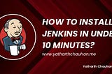 Install Jenkins on Ubuntu and AWS in under 10 minutes