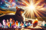 Harnessing the Law of Attraction with Feline Wisdom and Crystal Energy ✨🐾