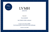 INSIDE LVMH Certificate — 進入奢侈品產業的入門證書