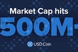 Market Cap hits 500M+