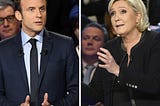 Emmanuel Macron et Marine Le Pen sont dans un avion…
