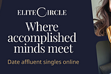 Elitecircle.com logo on a modern black background, representing a social media platform for High Achievers