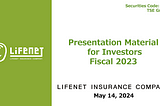 Lifenet: Fiscal 2023 Presentation Highlights