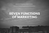 7 functions of marketing
