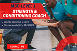 IASC Level 1 Strength and Conditioning Coach (IASC-SCC1)