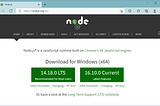 Let’s get started with node.js as a server side frame work