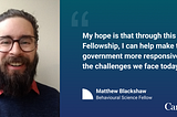 Meet the IIU’s Behavioural Science Fellow: Matthew Blackshaw