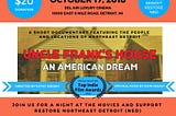 Movie Premiere Fundraiser for Restore Northeast Detroit (NED)