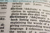 Why you shouldn’t spice up your poetry by looking at the dictionary