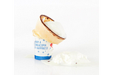 Melting Dairy Queen ice cream cone