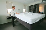 Melbourne hotel bed lifting system