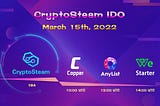 Cryptosteam Public Sale Announcement