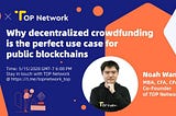 Top Network AMA hosted by Pledgecamp — Transcript