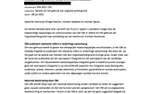 Brief van Directeur-Generaal Angelique Berg (CBS), 2021