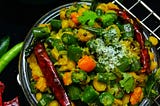 Beans Carrot with Chana dal poriyal