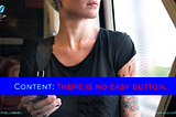 Content: There is no easy button.