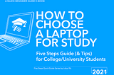 How to Choose Laptop for University Student