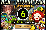[Limited 121] NCU Cross-Package: Get KAIA Cashback & Your PetPop Pack for FREE!