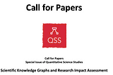 Special issue on “Scientific Knowledge Graphs and Research Impact Assessment” at Quantitative…