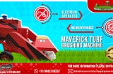 Maverick Turf Brushing Machine for Football Grass.