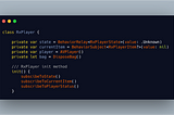 RxPlayer — AVPlayer with RxSwift